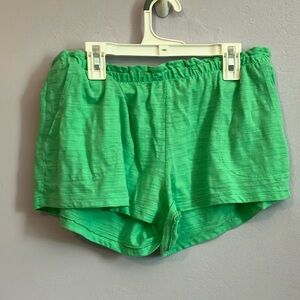 Women’s secret treasures green pajama shorts Sz Small